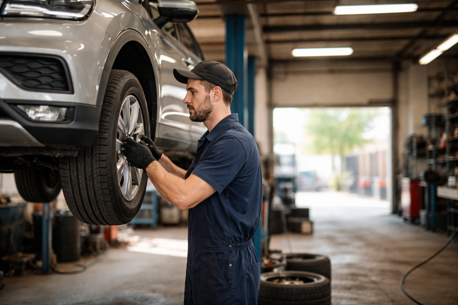 Serwis samochodowy, geometria 3D i wymiana opon w Tarnowcu